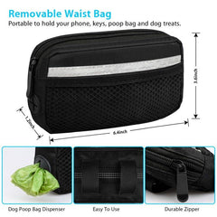 Uppetly dual-handle leash with padded grips enables quick, safe dog control
