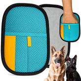 Uproot Clean glove removes couch fur with electrostatic lift for quick furniture cleanup