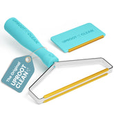 Uproot Clean Pro pet hair remover in action on a sofa for deep-fiber fur lift.