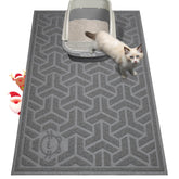 UPSKY Cat Litter Mat large size controls scatter around the box.