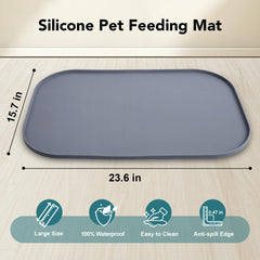 UPSKY adjustable-height stand supports growing dogs for comfortable meals