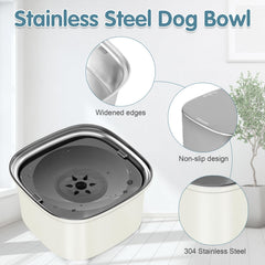 UPSKY spill-proof design helps protect floors during pet drinking.