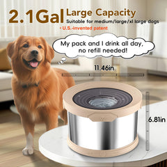 UPSKY spill-proof design with deep-mouth preventing splashes and wet floors.