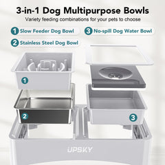 UPSKY anti-slip base keeps bowls steady during meals