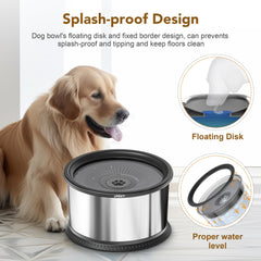 UpSky anti-spill mat with fixed frame demonstrating stable water intake.