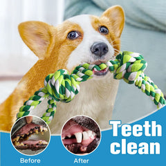 UPSKY dog rope toy interactive-play supports training and bonding during fetch and tug.
