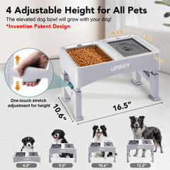 UPSKY four-height options provide growth-friendly feeding positions