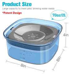 UPSKY large-capacity bowl detail highlights easy refills and less frequent replenishment.