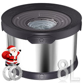 UPSKY no-spill 8L stainless steel dog water bowl prevents spills for messy drinkers.