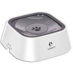 UPSKY no-spill pet water bowl with 35oz capacity prevents spills and keeps floors dry