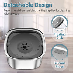 UPSKY patented no-spill water bowl for secure outdoor use