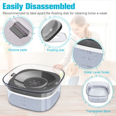 UPSKY spill-proof water feeder keeps water contained during play and travel