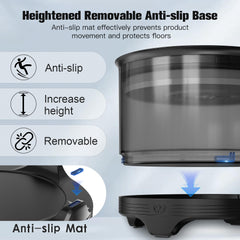 UPSKY water-level line transparent bowl helps track intake and plan water refreshes.
