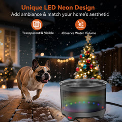 UPSKYPET transparent anti-chew cord is visible while guarding chew risk.
