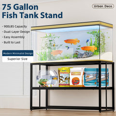 Urban Deco dual-layer design offers upper tank space and lower storage.