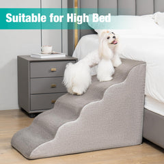 Uross dog stairs anti-slip bottom close-up highlights secure grip