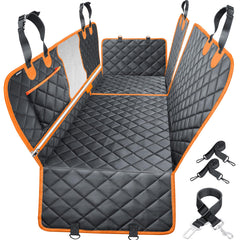 URPOWER 6-in-1 backseat hammock cover protects seats during travel