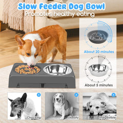 URPOWER anti-slip base keeps bowls steady during meals