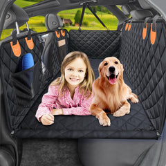 URPOWER back seat extender assembly-ready view demonstrates quick setup for pet comfort.