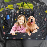 URPOWER back-seat-extender-dog-bed provides a roomy, secure space for large dogs on road trips.