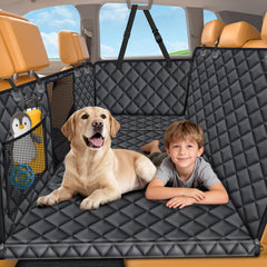 URPOWER backseat extender with hard bottom creates secure dog rides