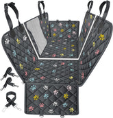 URPOWER dog car seat cover back seat hammock keeps pets comfy on long rides.