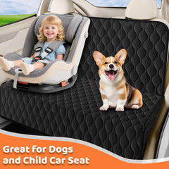 URPOWER back-seat cover shows four-layer oxford fabric and waterproof protection