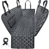 URPOWER dog seat cover hammock with side flaps protects backseat from scratches during car rides