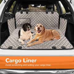 URPOWER dog seat cover nonslip backing and anchors keep pets secure
