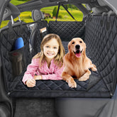 URPOWER dogs back seat extender with hard bottom provides stable support for long car rides.