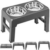 URPOWER elevated dog bowls stand provides a stable feeding setup for pets.