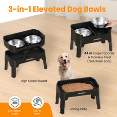 URPOWER four-height settings fit dogs from puppy to adult.