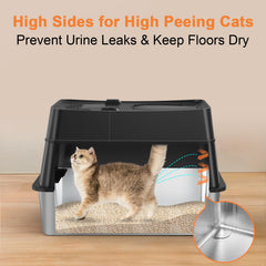 URPOWER litter box odor control with bamboo charcoal for fresh spaces