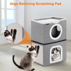 URPOWER split into two houses enables flexible setup for multi-cat households.