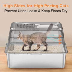 URPOWER high-sided design provides containment to reduce mess.