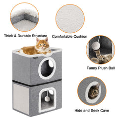 URPOWER washable cat bed design simplifies cleaning and keeps the bed fresh.