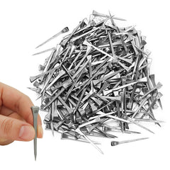 USUNFARM horseshoe-nails-250-pack close-up shows rust-proof stainless steel durability for hoof security.