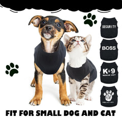 Uswalnna-security-dog-shirt-pattern-closeup highlights fun design for photos and walks