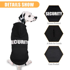 Uteuvili dog hoodie elastic cuffs and hem provide snug warmth.