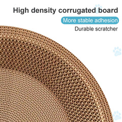 UUig cat scratcher protects furniture by channeling claws away.