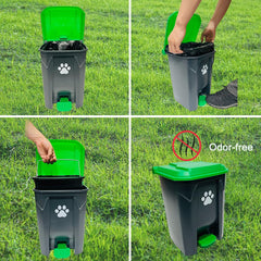 UUIXXYG removable inner bin simplifies bag replacement and waste disposal.