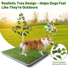 UUpet dense PP grass mat provides durable, shedding-free surface.