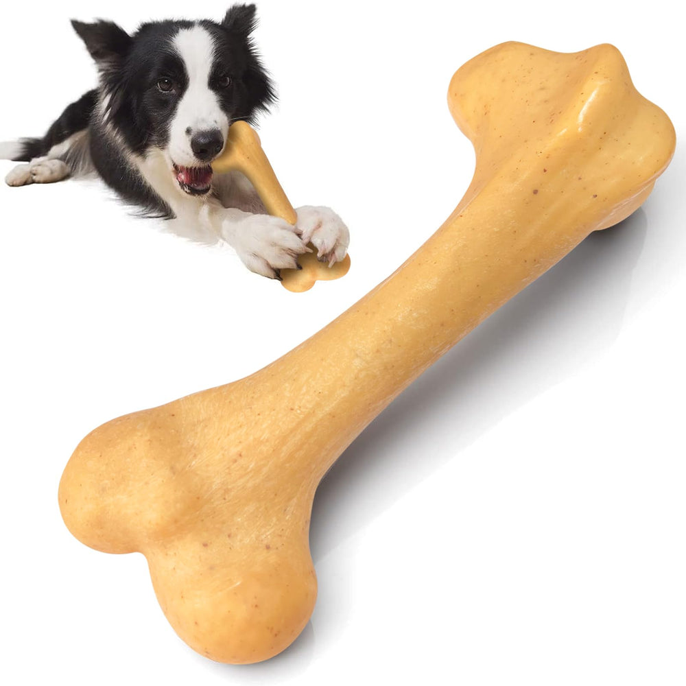 UXVA indestructible dog toy closeup chewing showing durable chew for aggressive chewers and stress relief