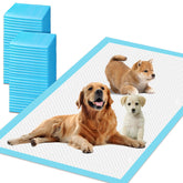 UYDJKLS XXXXL Puppy Pads 31x55 front pack offers broad training surface and protection.