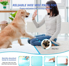 UYDJKLS XXXL dog pad absorbing liquid into gel