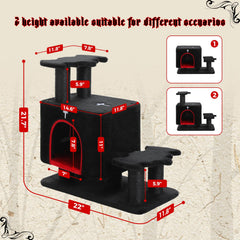 UYMI Gothic 3-in-1 adjustable top platform adapts to furniture heights.