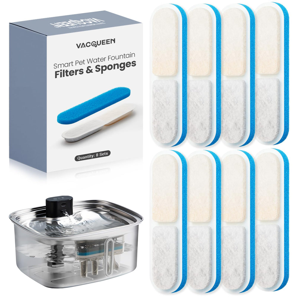Vacqueen 10L dog water bowl dispenser outer view highlighting large capacity for pets