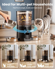 Vacqueen 6L capacity stores 25 cups to reduce refills