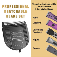 VALLNEI stainless steel blade image emphasizes sharpness and durability.