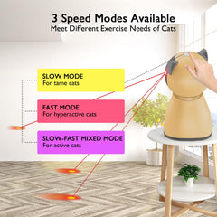 Valonii cat laser toy rechargeable battery enables convenient cordless play sessions.